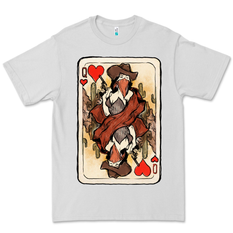Queen Of Hearts Cowgirl Premium Tee by HowdyJamesFarm | Teevron