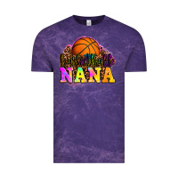 Cloud Purple basketball nana Vintage Tee - OliviaCreatesArt