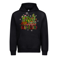Black feliz navidad cactus Urban Hoodie - JahusDesignShop