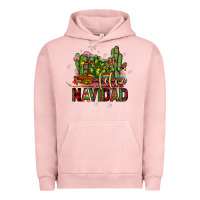Pigment Salmon feliz navidad cactus Urban Hoodie - JahusDesignShop