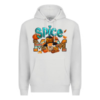 Dove Grey thanksgiving spice mom pilgrim cow Premium Hoodie - Jasminsmagicworld