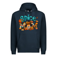 Navy thanksgiving spice mom pilgrim cow Premium Hoodie - Jasminsmagicworld