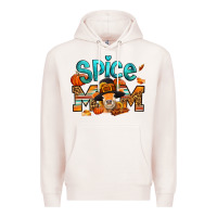 Pale Pink thanksgiving spice mom pilgrim cow Premium Hoodie - Jasminsmagicworld
