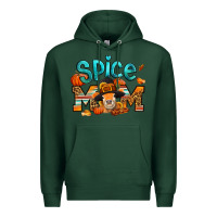 Sports Green thanksgiving spice mom pilgrim cow Premium Hoodie - Jasminsmagicworld