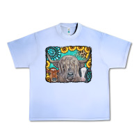 Grape Ice Cows Glitter Turquoise Leopard Sunflowers Urban Heavy Tee - CowCowDesign