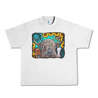 Lunar Rock Cows Glitter Turquoise Leopard Sunflowers Urban Heavy Tee - CowCowDesign