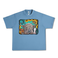 Pebble Blue Cows Glitter Turquoise Leopard Sunflowers Urban Heavy Tee - CowCowDesign