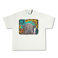 Pistachio Cows Glitter Turquoise Leopard Sunflowers Urban Heavy Tee - CowCowDesign