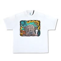 White Cows Glitter Turquoise Leopard Sunflowers Urban Heavy Tee - CowCowDesign