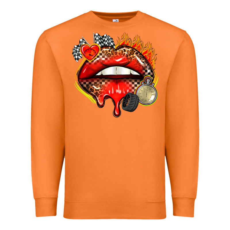 Race Lips Premium Sweatshirt by AdoDesignShop | Teevron