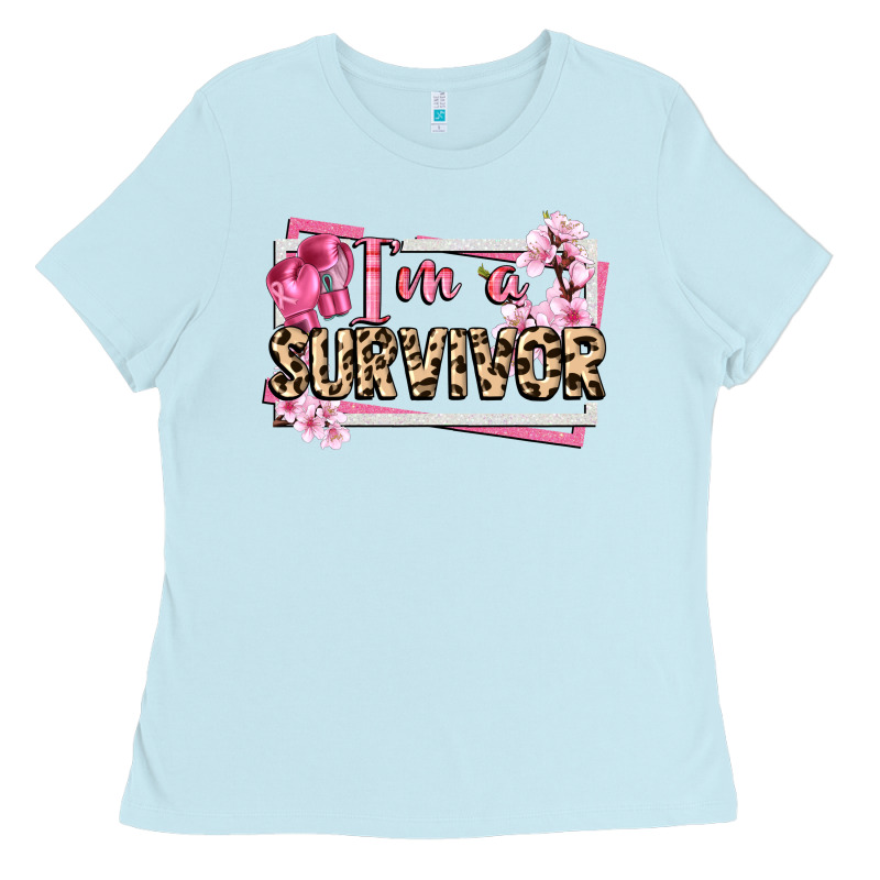 Im A Survivor Cancer Awareness Ladies Tee by CowGirlArtShop | Teevron