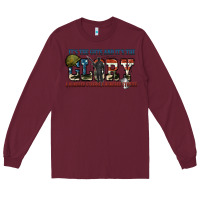 Burgundy It's the guts and it's the glory a hundred stripes Long Sleeve Tee - FaDigitalArtStudio