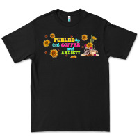 Black fueled by ıced coffee and anxiety Premium Tee - TumblerDesignByShophia