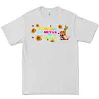 Dove Grey fueled by ıced coffee and anxiety Premium Tee - TumblerDesignByShophia