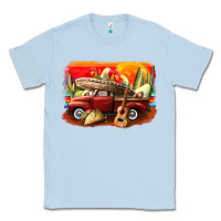 Dusty Blue mexican cinco de mayo truck Classic Tee - CowGirlArtShop