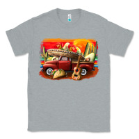 Heather Grey mexican cinco de mayo truck Classic Tee - CowGirlArtShop