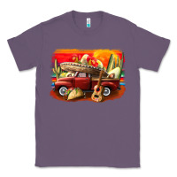 Lavender mexican cinco de mayo truck Classic Tee - CowGirlArtShop
