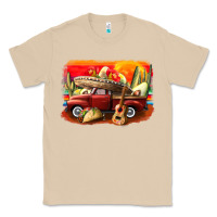 Mushroom mexican cinco de mayo truck Classic Tee - CowGirlArtShop