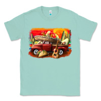 Seafoam mexican cinco de mayo truck Classic Tee - CowGirlArtShop