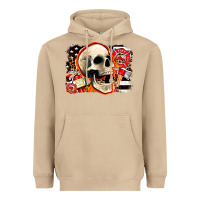 Mushroom firefighter skull Heavyweight Hoodie - AdoDesignShop