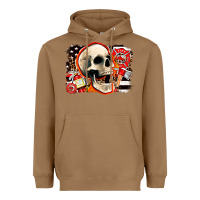 Toasted Coconut firefighter skull Heavyweight Hoodie - AdoDesignShop