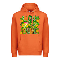 Carrot Lucky Dude Premium Hoodie - CowhideDigitalArt