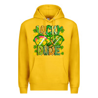 Lemon Lucky Dude Premium Hoodie - CowhideDigitalArt