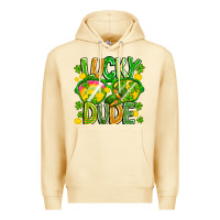 Pina Colada Lucky Dude Premium Hoodie - CowhideDigitalArt