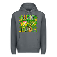 Rock Lucky Dude Premium Hoodie - CowhideDigitalArt