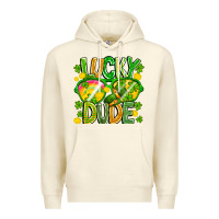 Sandshell Lucky Dude Premium Hoodie - CowhideDigitalArt