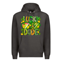 Smoke Lucky Dude Premium Hoodie - CowhideDigitalArt