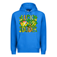 True Royal Lucky Dude Premium Hoodie - CowhideDigitalArt