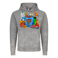 Cloud Rock Basketball Coffee cup Vintage Hoodie - FaDigitalArtStudio