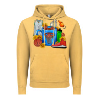 Vintage Mustard Basketball Coffee cup Vintage Hoodie - FaDigitalArtStudio