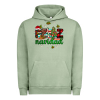 Pigment Oil Green feliz navidad Urban Hoodie - JahusDesignShop