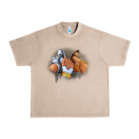 French Oak Sneaker and heel afro woman Urban Heavy Tee - RanaPortraitStore