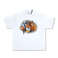 White Sneaker and heel afro woman Urban Heavy Tee - RanaPortraitStore