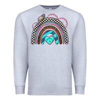 Heather Grey race rainbow Premium Sweatshirt - AdoDesignShop