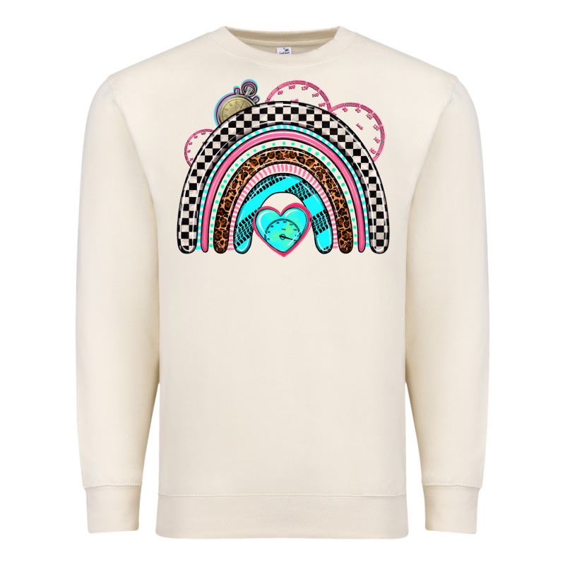 Race Rainbow Premium Sweatshirt by AdoDesignShop | Teevron