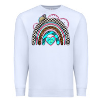 White race rainbow Premium Sweatshirt - AdoDesignShop