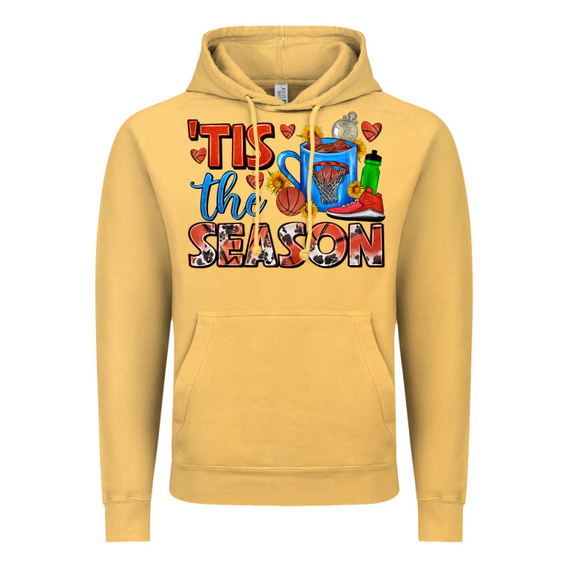 Tis The Season  Basketball Coffee Mug Vintage Hoodie by FaDigitalArtStudio | Teevron