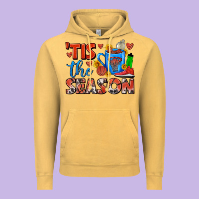 Tis The Season  Basketball Coffee Mug Vintage Hoodie Designed By Fadigitalartstudio