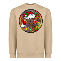 Mushroom Christmas koala Heavyweight Sweatshirt - BarkalooDesign