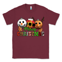 Burgundy merry christmas Classic Tee - CowGirlArtShop