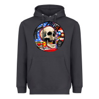 Smoke police skull and police equipment Heavyweight Hoodie - AdoDesignShop
