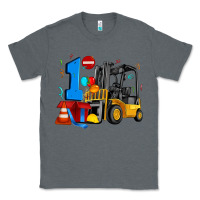 Charcoal Heather forklift birthday one Classic Tee - Artiststas