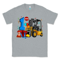 Heather Grey forklift birthday one Classic Tee - Artiststas