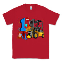 Red forklift birthday one Classic Tee - Artiststas