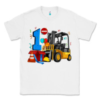 White forklift birthday one Classic Tee - Artiststas