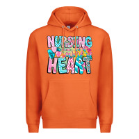 Carrot Nursing is a work of heart Premium Hoodie - CowhideDigitalArt